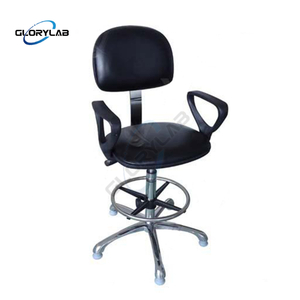 Chaise de laboratoire industrielle tabouret de laboratoire ergonomique en cuir PU