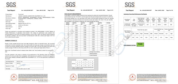 Rapport de test SGS