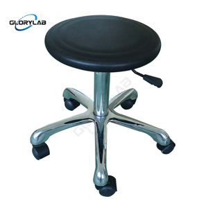 Tabouret de laboratoire en mousse PU le plus vendu en usine de Chine avec roues 