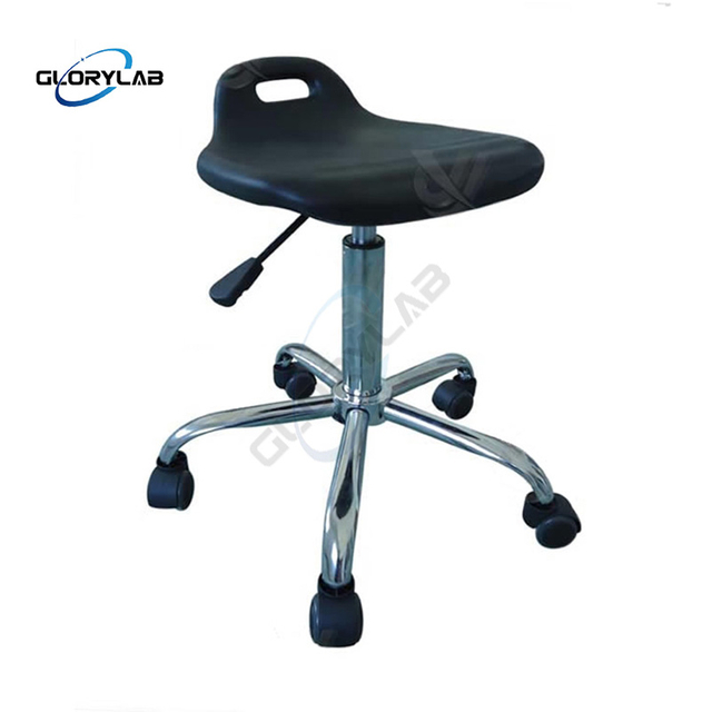 Tabouret de laboratoire ESD, chaise de laboratoire pour salle blanche et laboratoire